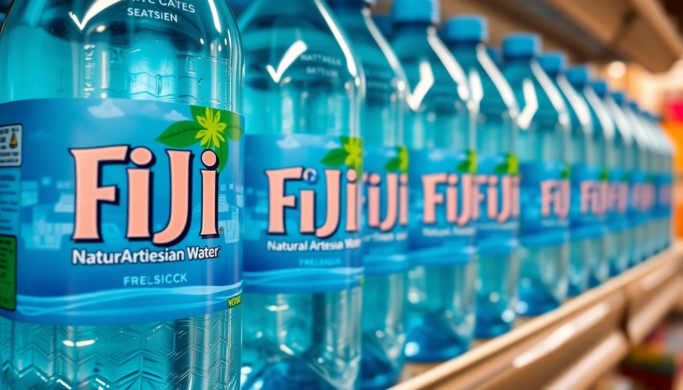 Highlighting FDA recalls Fiji water bottles due to contamination, showcasing a recall label on Fiji Natural Artesian Water.