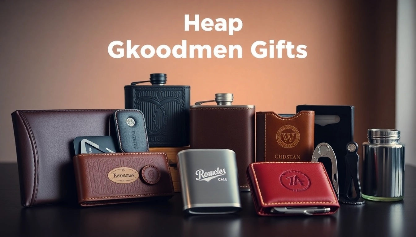 Choose unique and affordable cheap groomsmen gifts like personalized wallets and flasks.