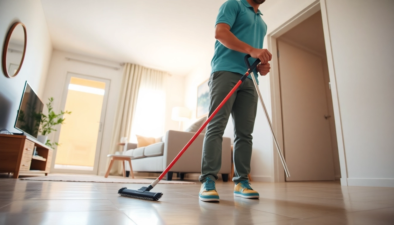 Professional bond cleaning Logan service in a well-lit apartment focusing on meticulous cleanliness.