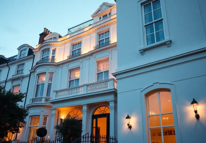 Admire the stunning Bloomsbury residences with elegant architecture and inviting ambiance.