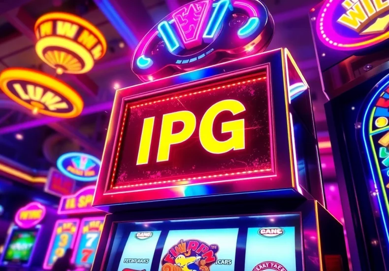 Engage with the exciting สล็อตpg slot machine in a lively casino setting.