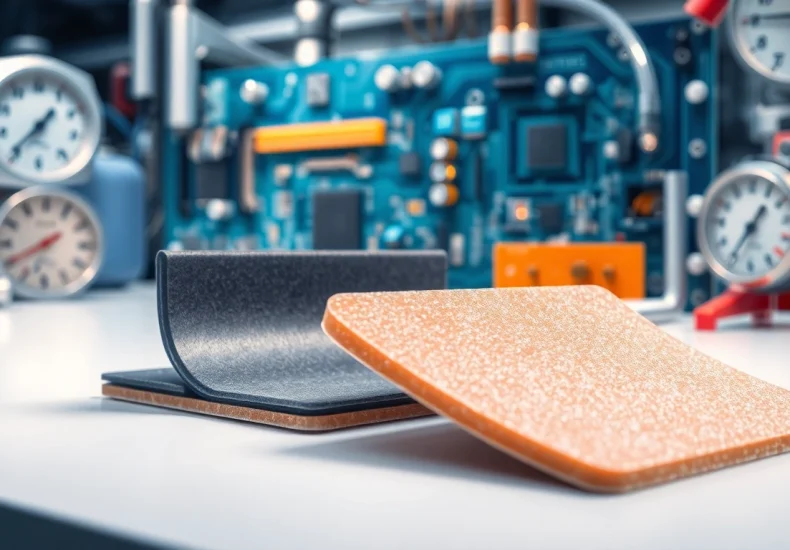 Showcase thermal management materials including pads and fillers effectively cooling electronic circuits.
