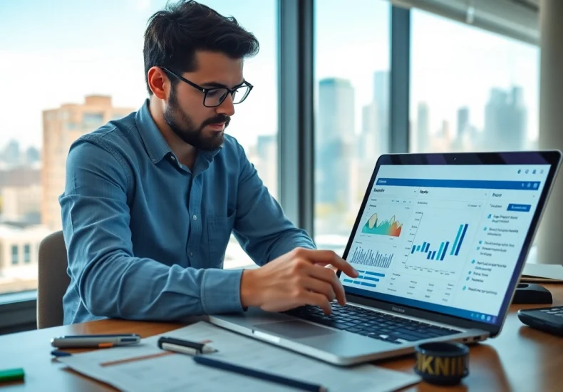 Analyzing competitor analysis strategies in a modern digital marketing workspace.