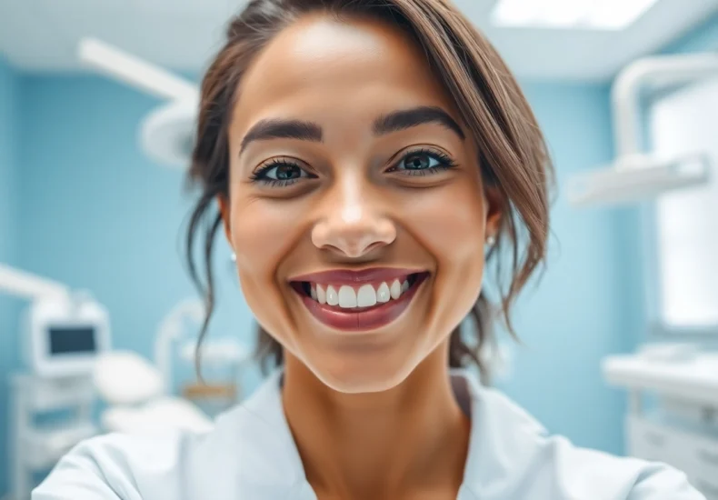 Orthodontist near by me providing consultation in a modern clinic environment.