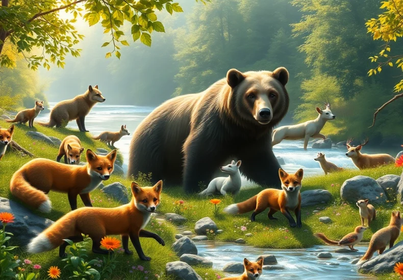 Discover the vibrant wildlife at www.sudswild.com with a captivating scene of animals in nature.