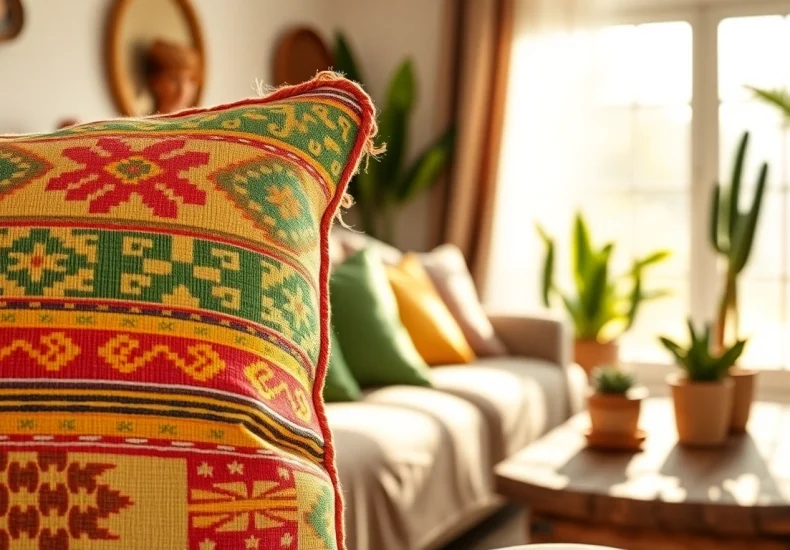 Enhance your home with Labboho's cactus silk pillows, showcasing artisan craftsmanship and vibrant colors.