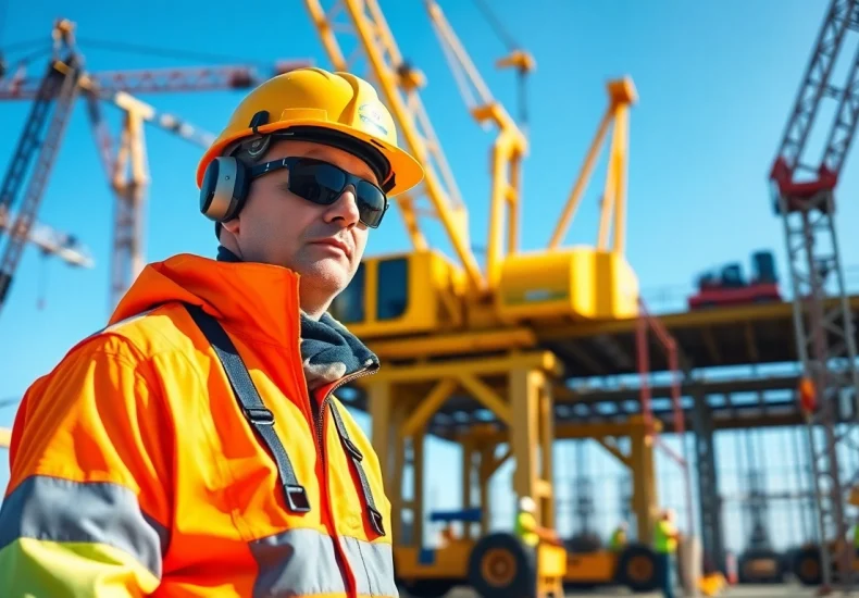 View of a crane supervisor methods at work emphasizing NVQ Level 4 Crane supervisor answers.