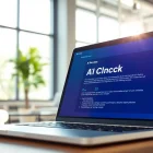 Analyze text effectively with our AI checker displayed on a modern laptop screen.