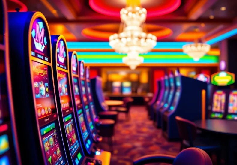 Experience thrilling Megaways slots not on gamstop in a vibrant online casino setting.