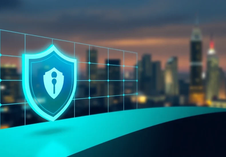 Secure the Inatogel platform with a protective digital security barrier illustration.