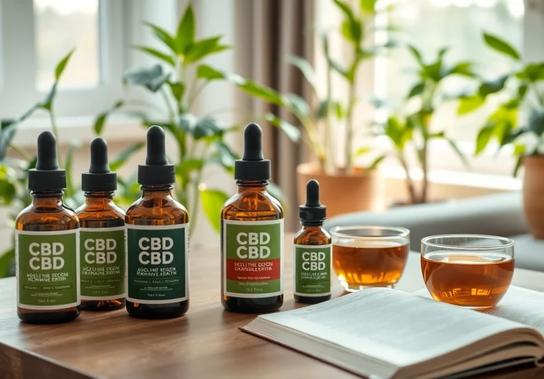 Buy CBD Oil In Mumbai, Maharastra | CannaMeds India showcases premium CBD oil bottles in a serene setting.