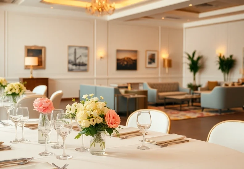 Showcase a stunning event space le lieu designed for memorable gatherings with elegant decor.