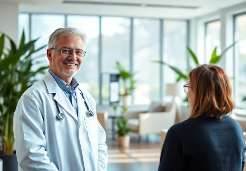 Engaging healthcare experience at cccvegas.com with a concierge doctor providing personalized care.